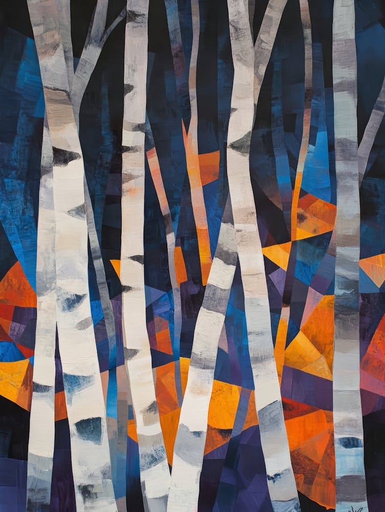 Colorful Trees In The Forest 1