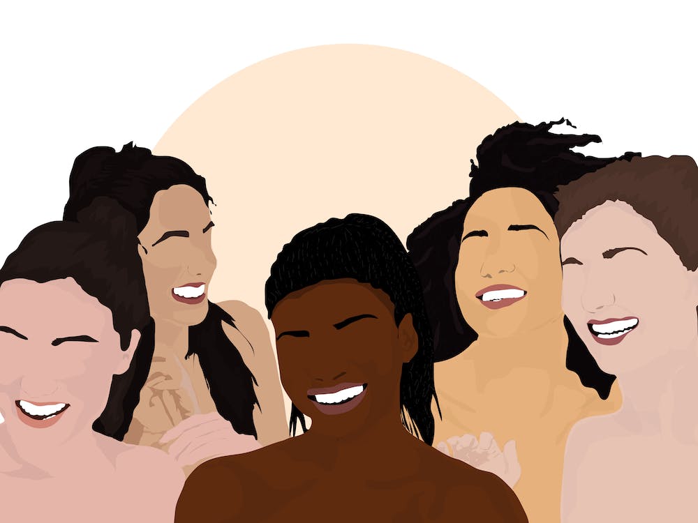 Group Of Women, Diversity print