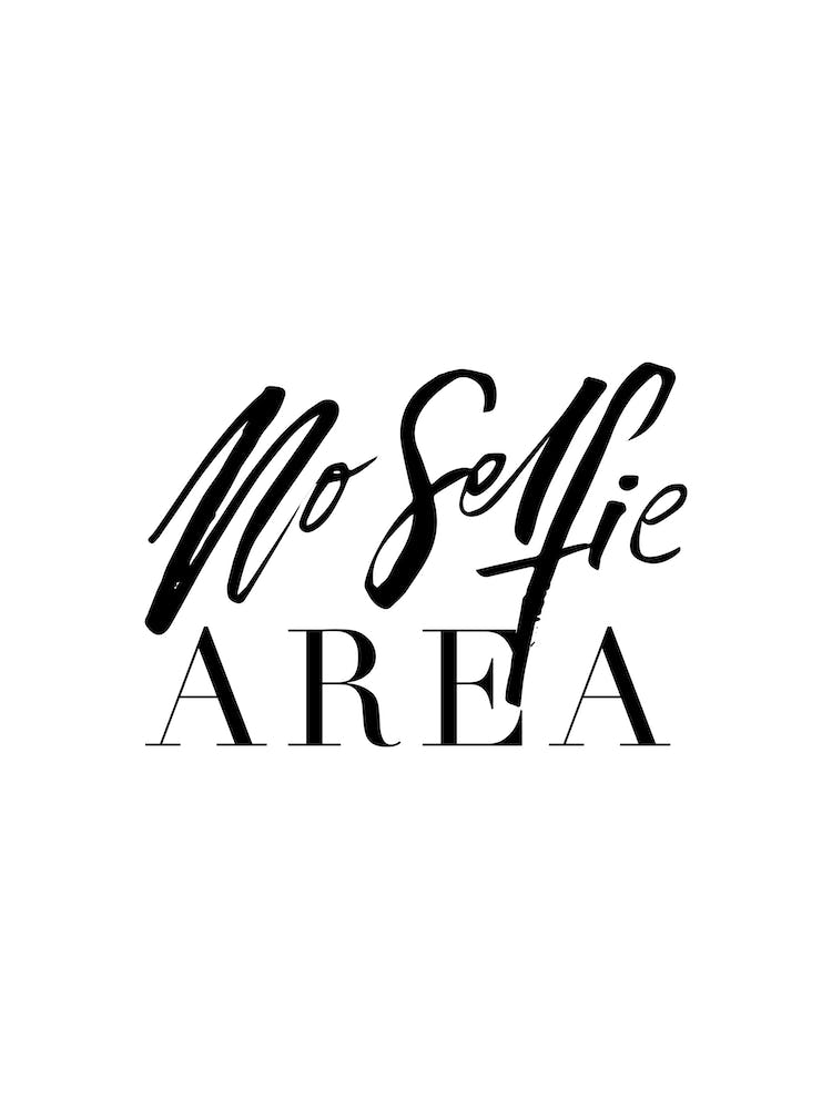Kein Selfie-Bereich