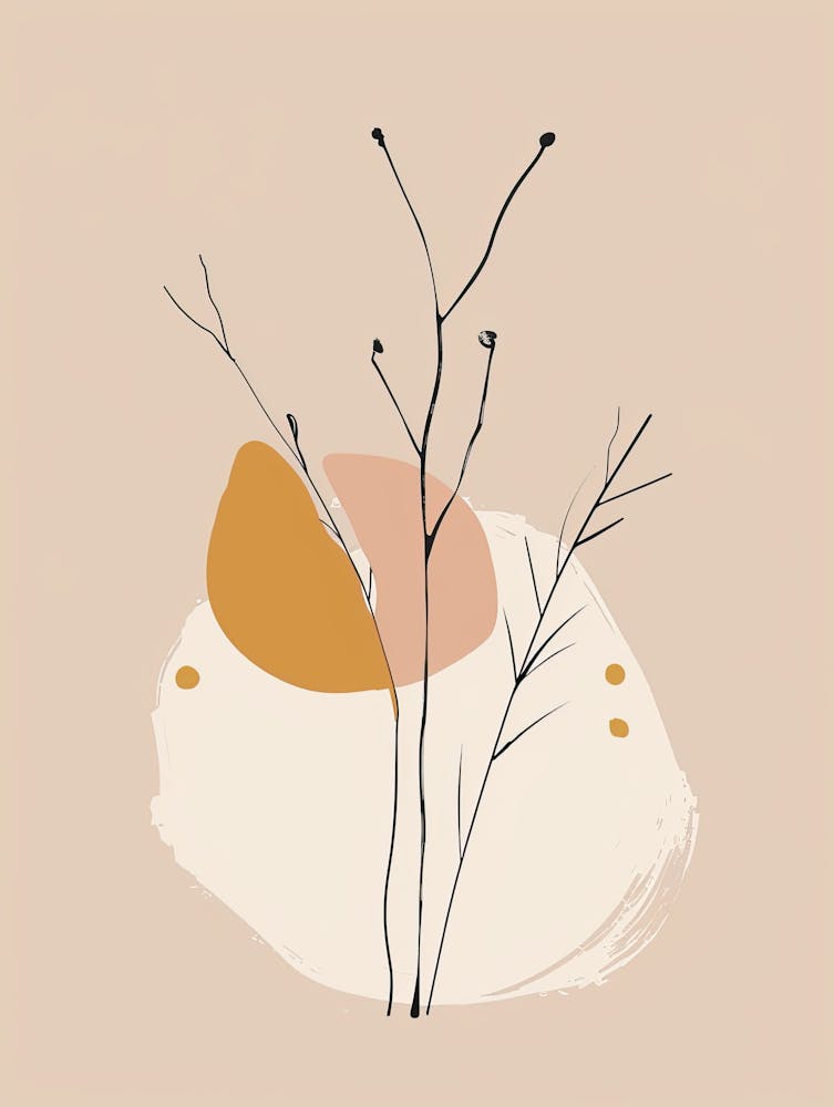 Belfast Botanical Garden Boho Line Art