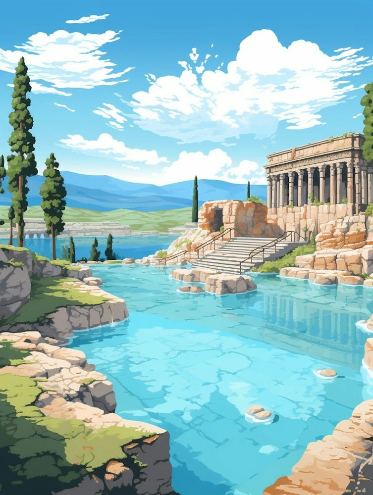 Pamukkale Thermal Pools And Hierpolis Cleopatras Pool 3