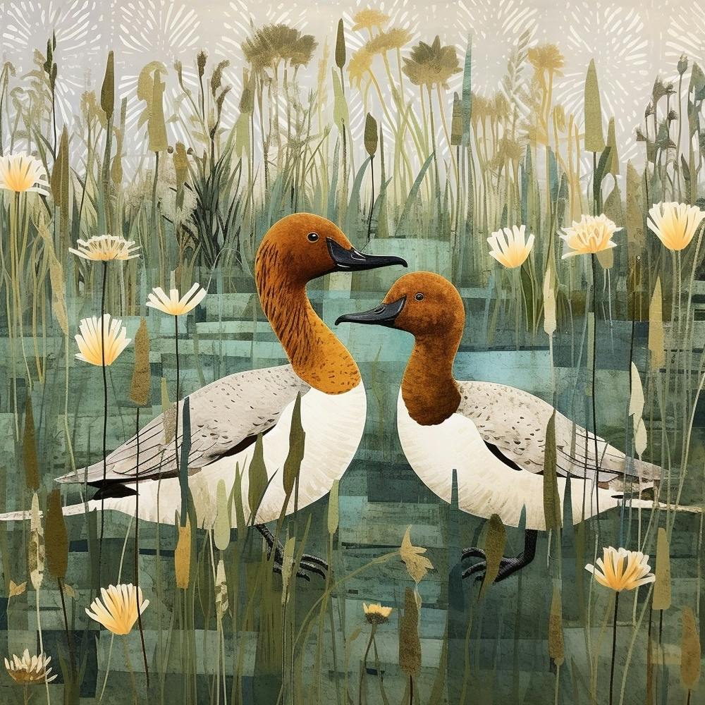 Bird In Nature Canvasback 3