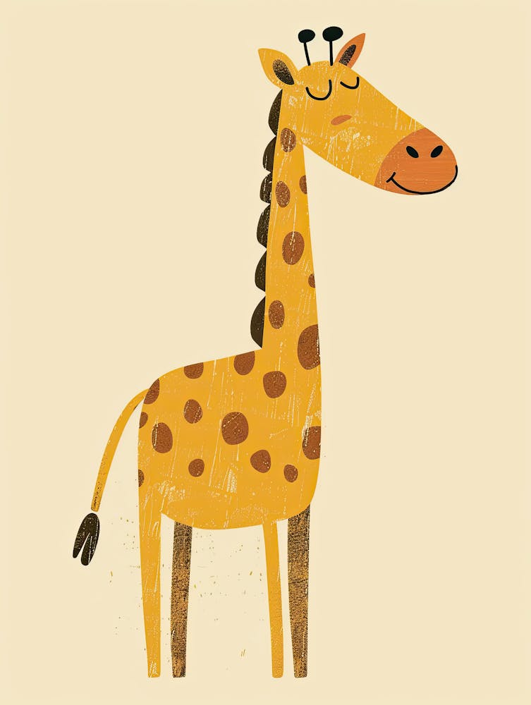 Giraffe Joy Impressions et Affiches pour Enfants