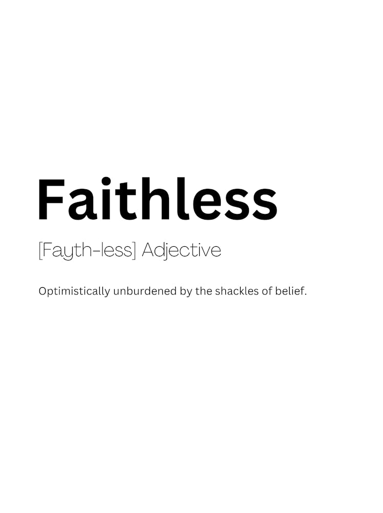 Faithless Definition Meaning