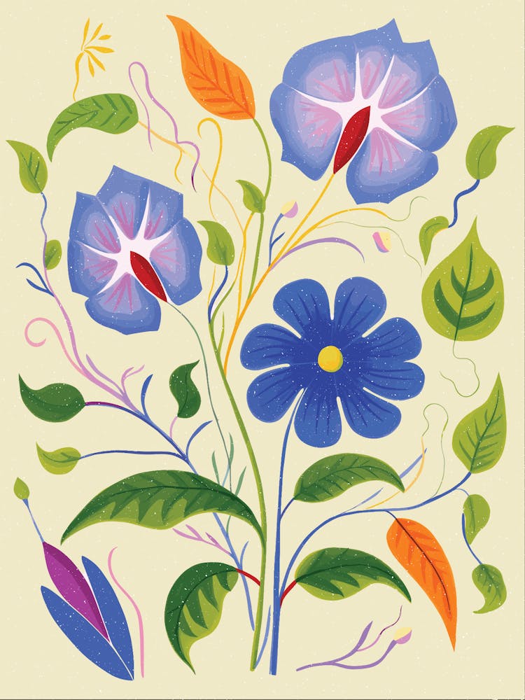 Flowers And Leaves 5