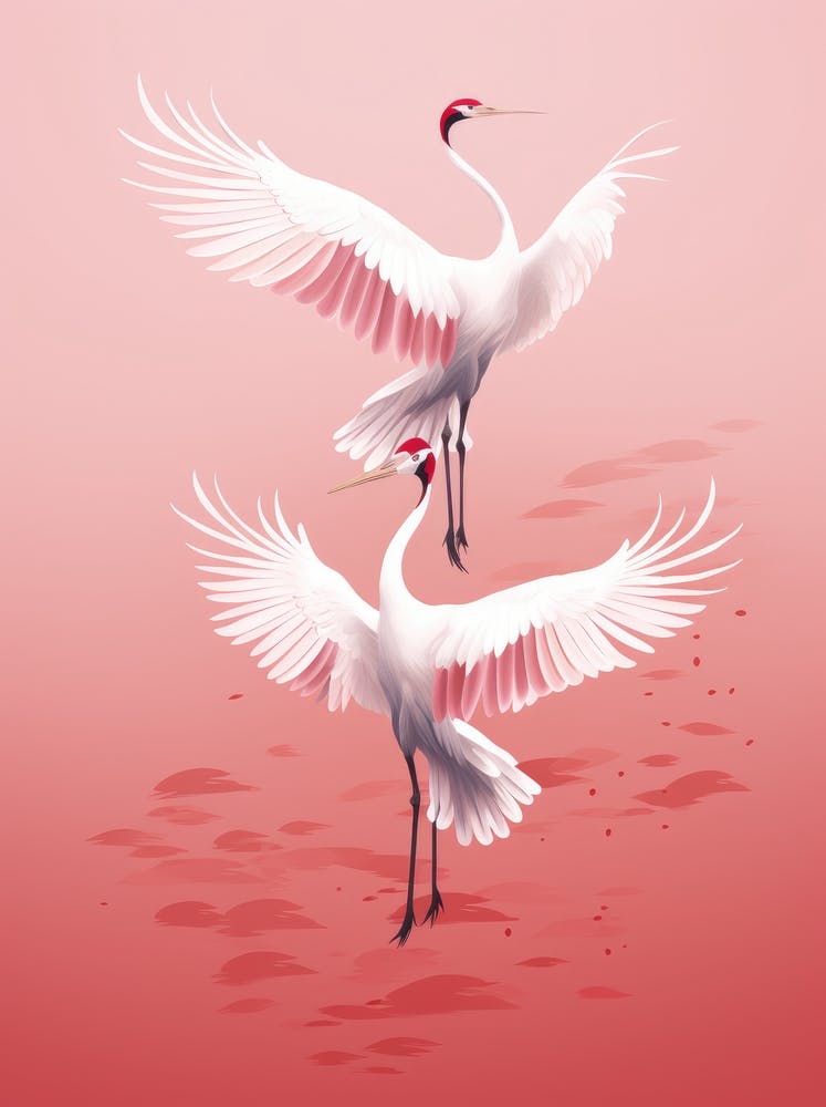 White Cranes