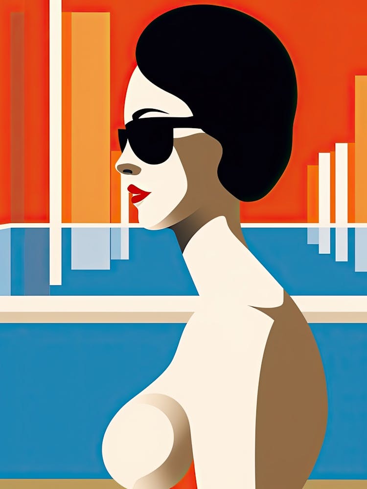 The Hamptons New York, Usa, Bold Outlines 4
