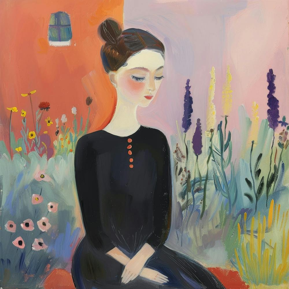 Meditation In The Garden