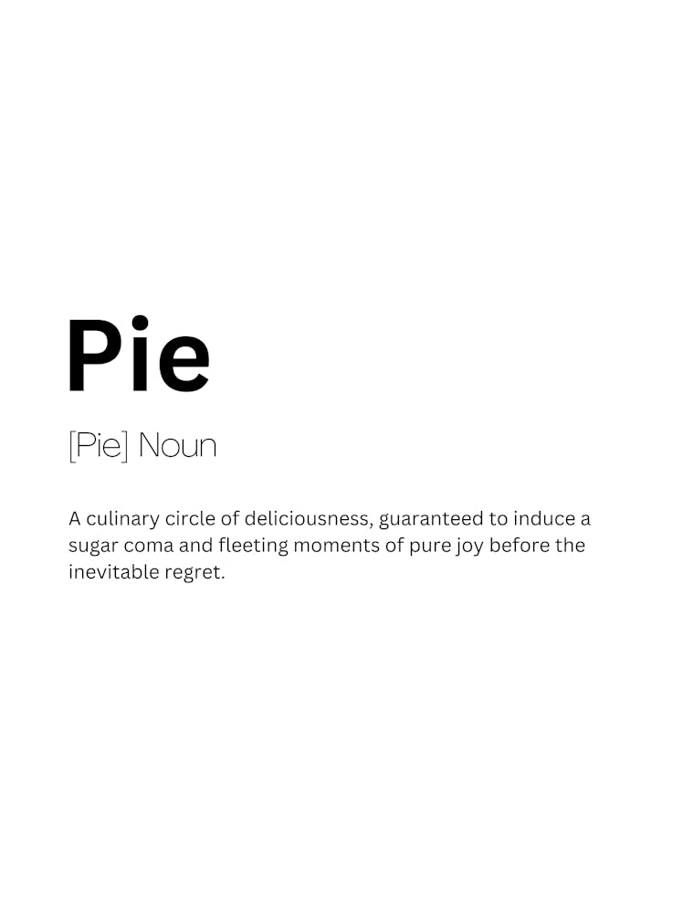 Pie Definition Meaning 1