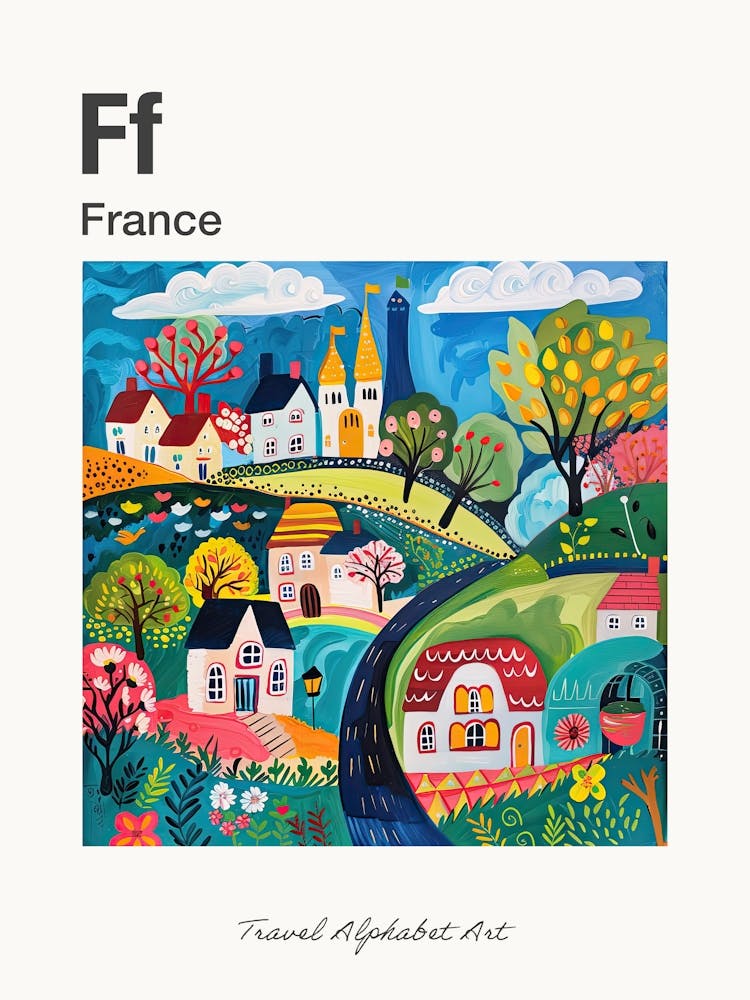 Kinder Reisealphabet Frankreich 3