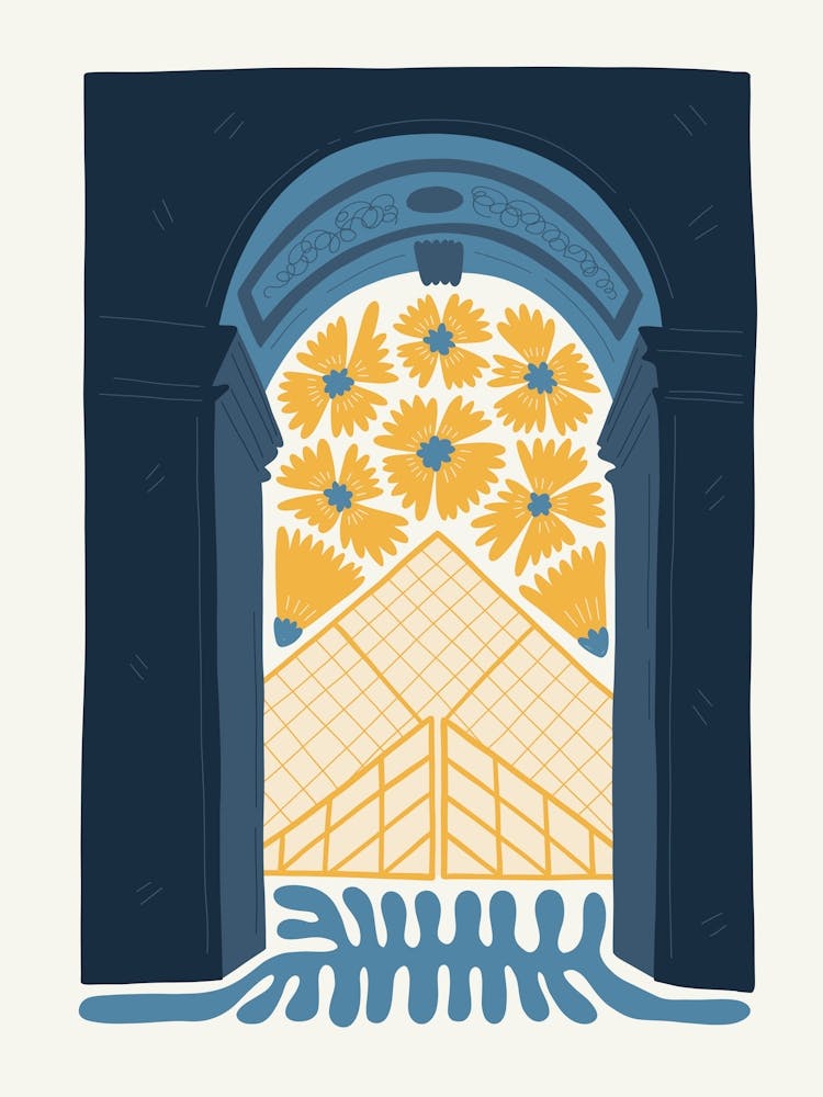 Travel Louvre Paris France Abstract Gallery