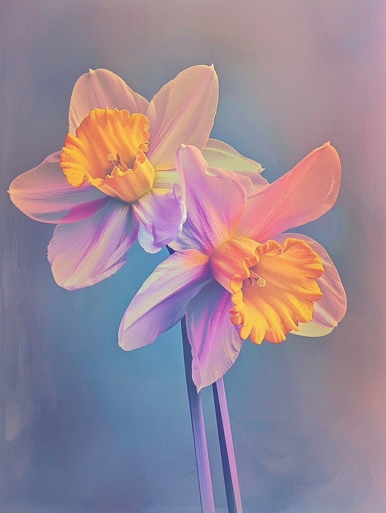 Irisierende Blume Narzisse 3