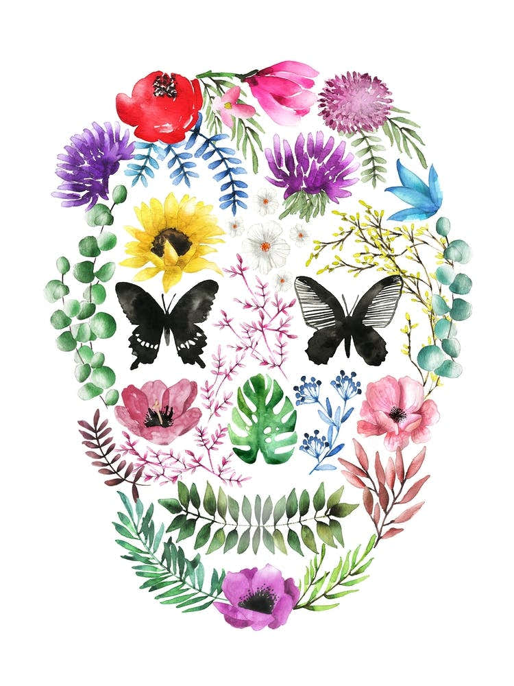 Skull Flowers