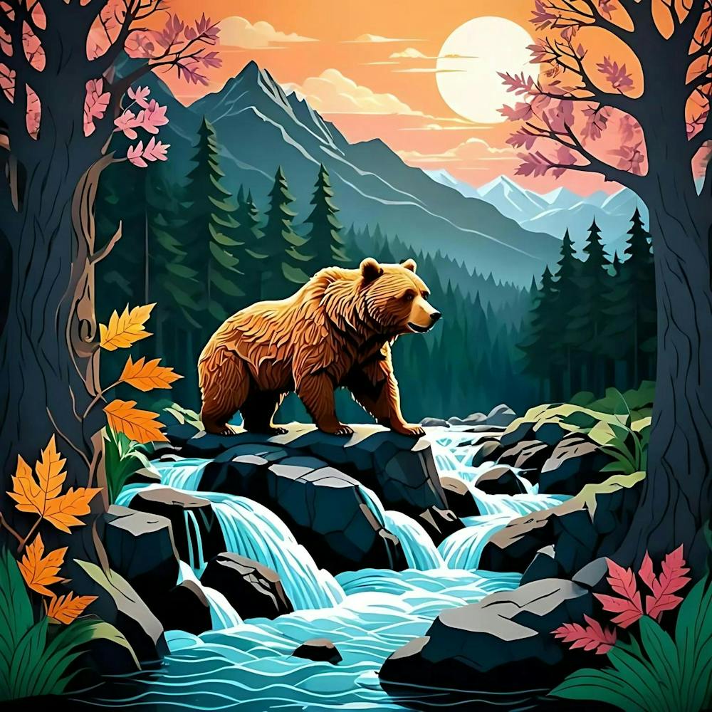 Bear In The Forest
