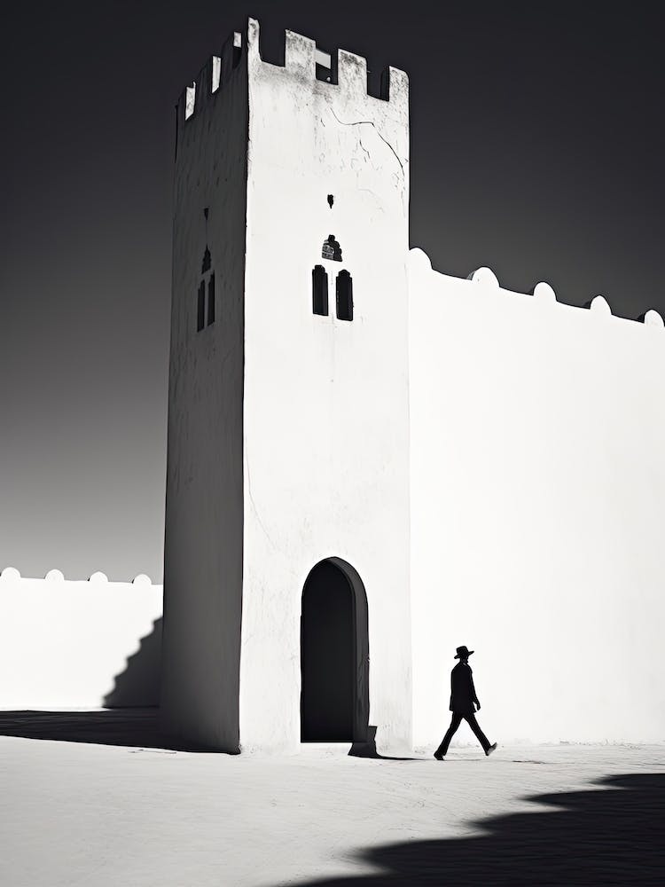 Marrakech, Morocco, Black And White Photography 1