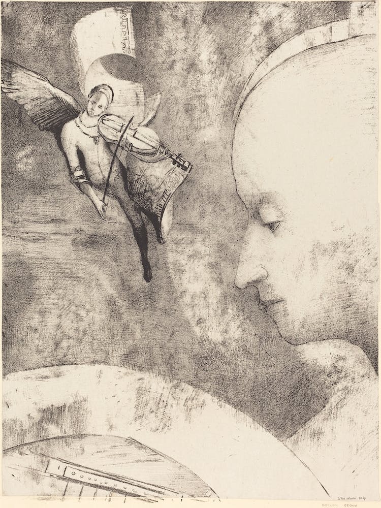 L Art Celeste (The Celestial Art), (1894), Odilon Redon