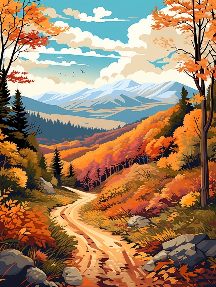 Gr10 France 4 Vintage Travel Illustration