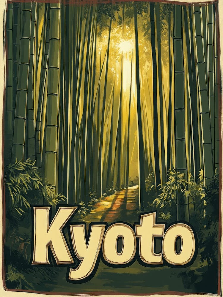 Aihrgdesign A Mid Century Modern Travel Poster For Kyoto Show 976312a5 3c5f 4f89 803d 9841bba1912f 3