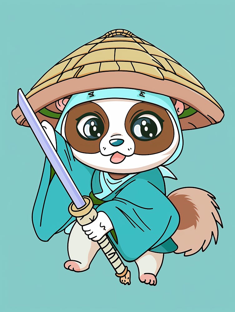Samurai Panda