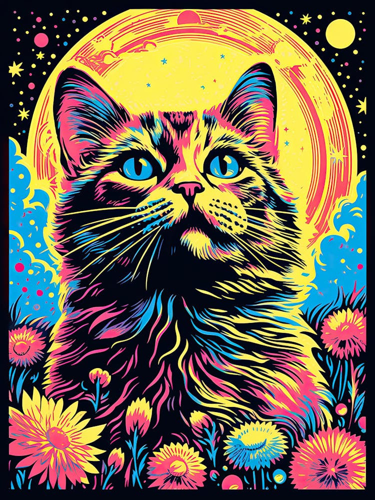 Quantum Whiskerwarp, Psychedelic Cats series