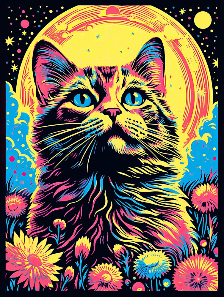 Quantum Whiskerwarp, Psychedelic Cats series