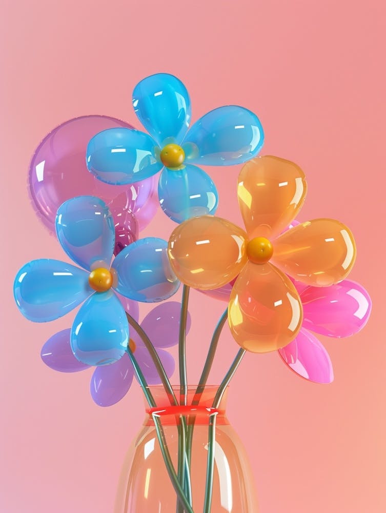 Dreamy Inflatable Flowers Forget Me Not 1