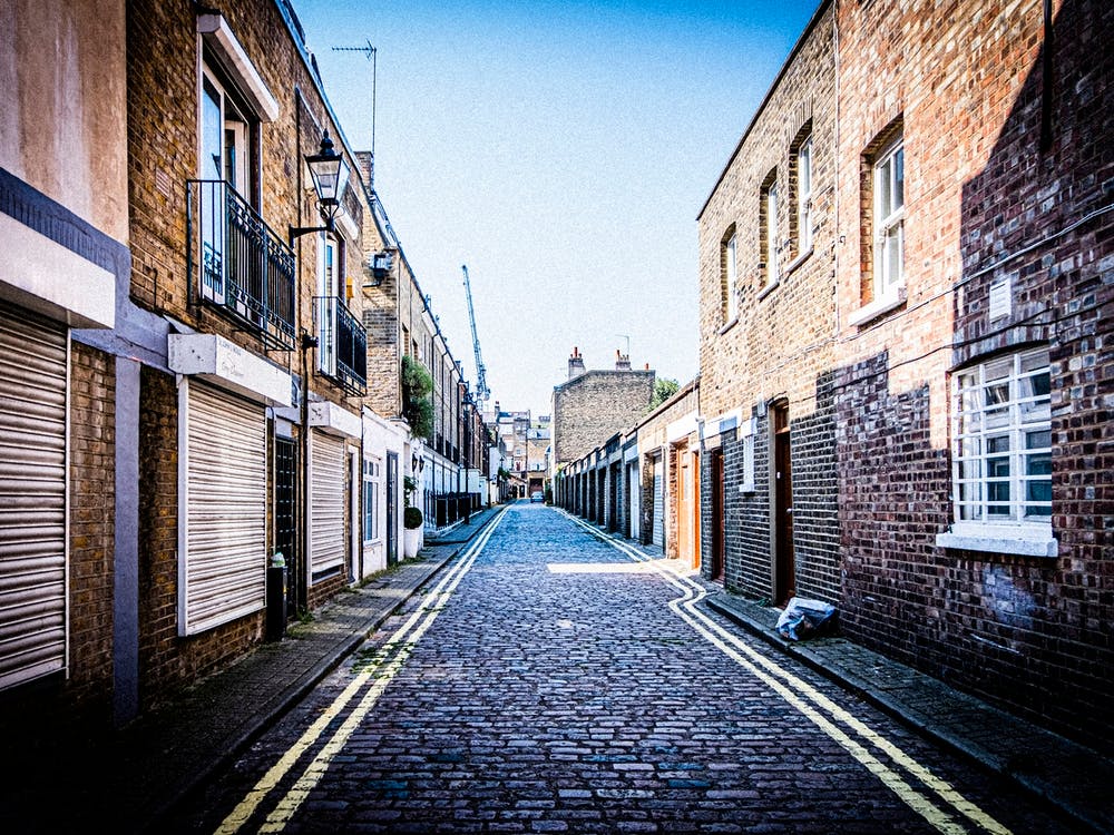 Empty Street Of London // Travel Photography