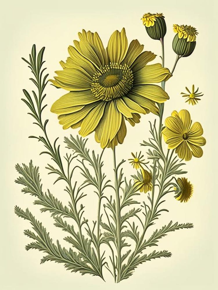 Coréopsis Sauvage - Botanique Vintage 1