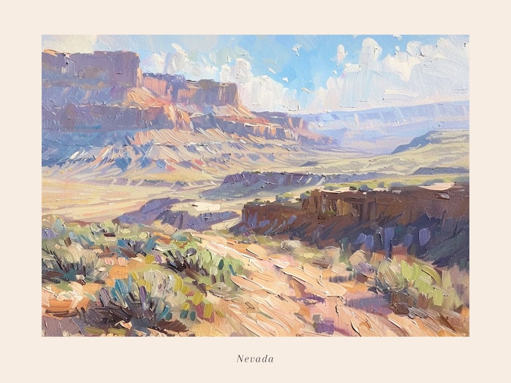 Western Landscapes Nevada 2 Poster