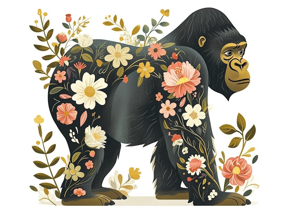 Little Floral Mountain Gorilla 2