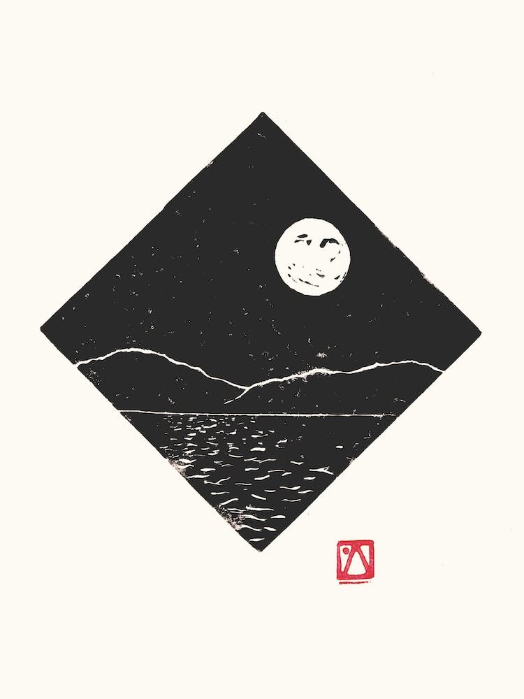 The Moon And The Sea