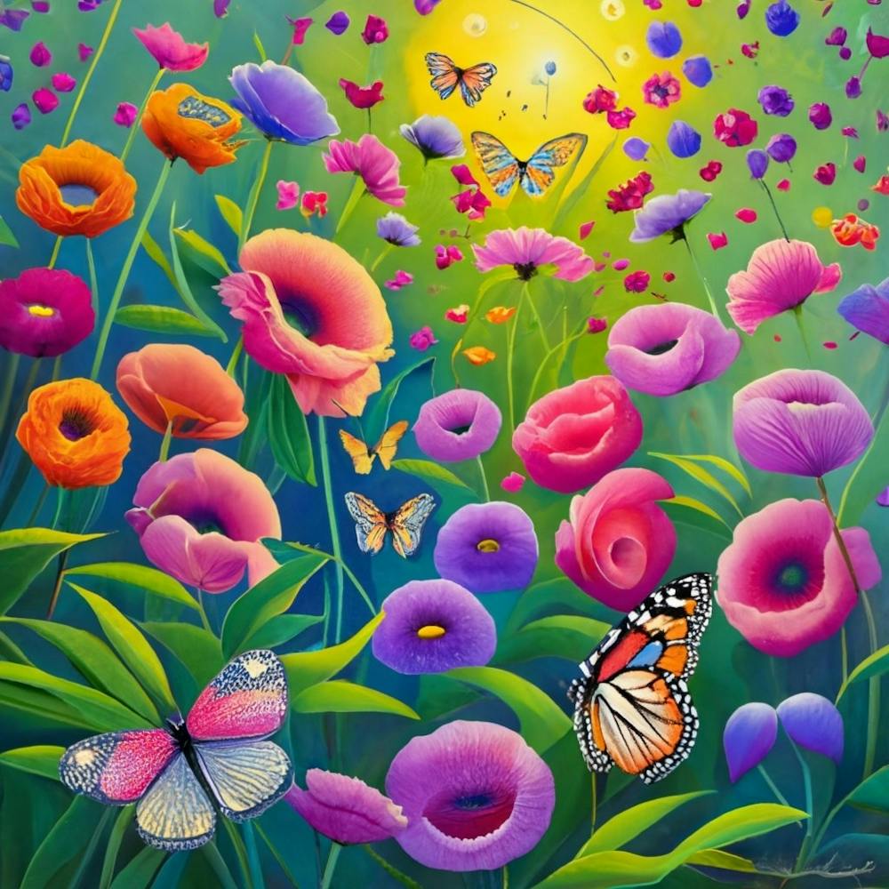 into the garden : Butterflies In The Garden