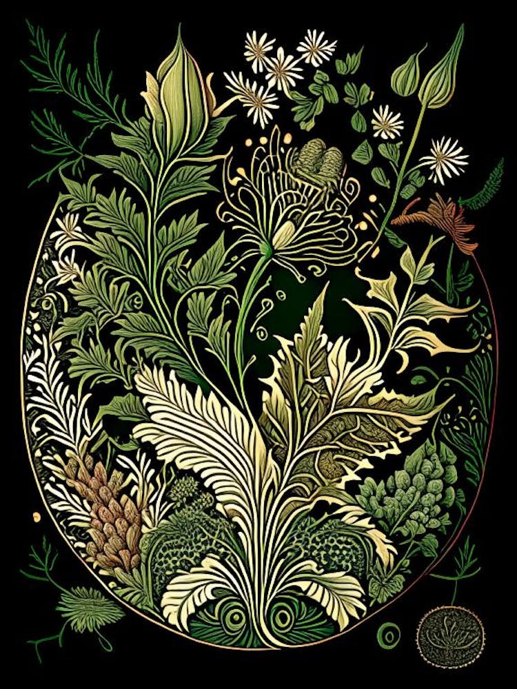 Henna Herb Vintage Botanical