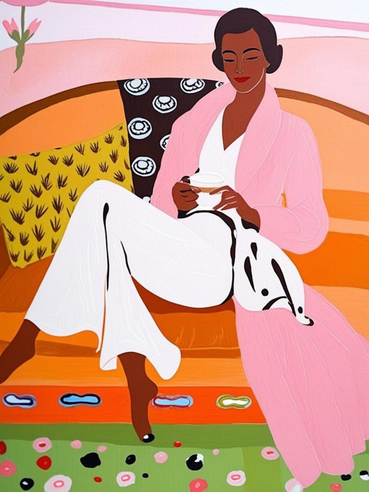 Woman In Pink