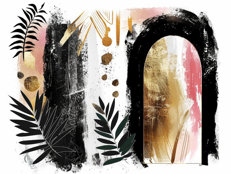 Gold Leaf Print