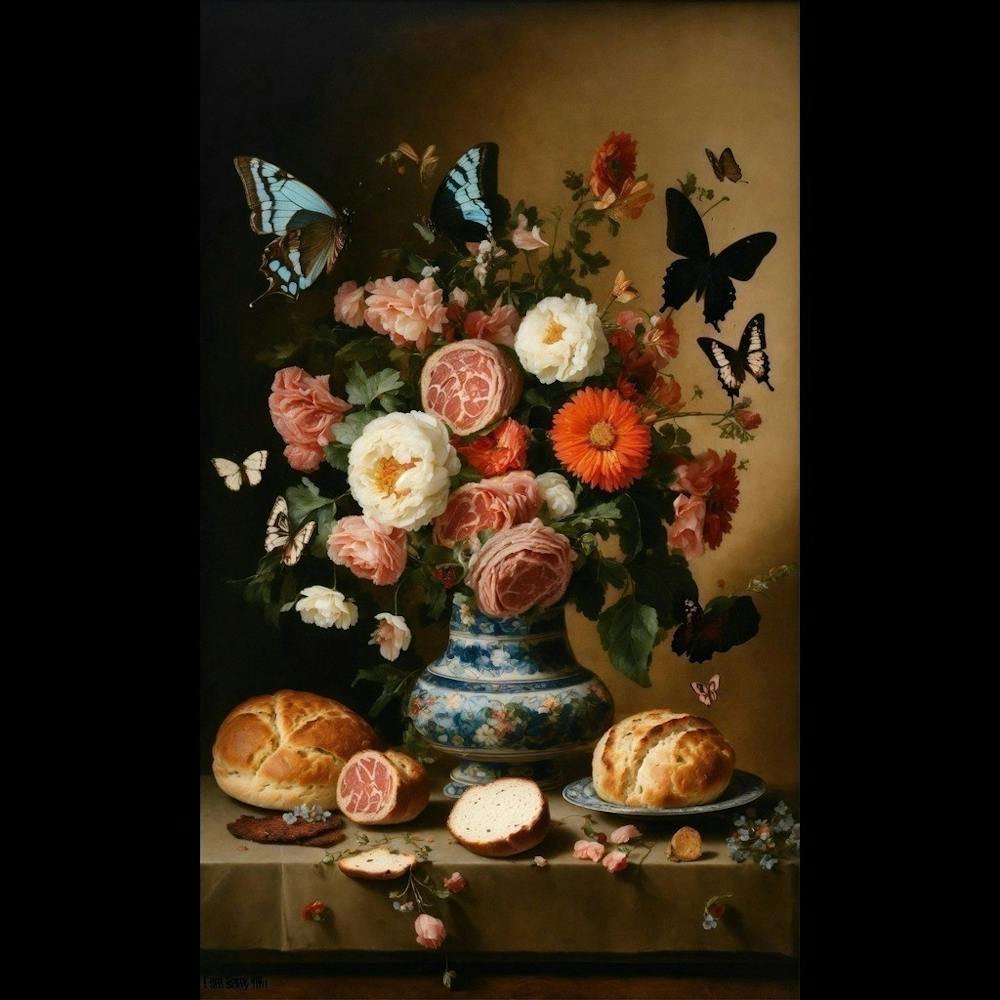 Still Life With Butterflies