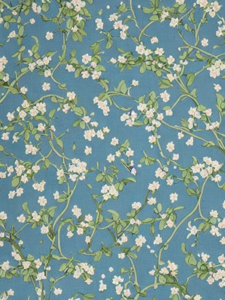 Flowering Pear tree Vintage Botanical