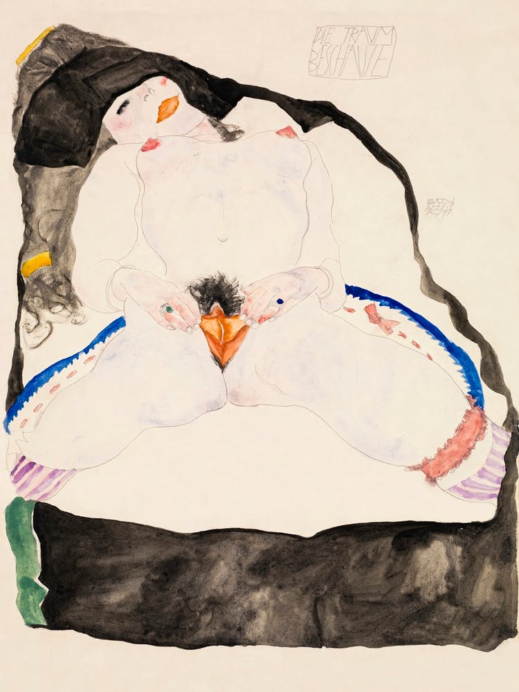 Observed In A Dream (1911), Egon Schiele