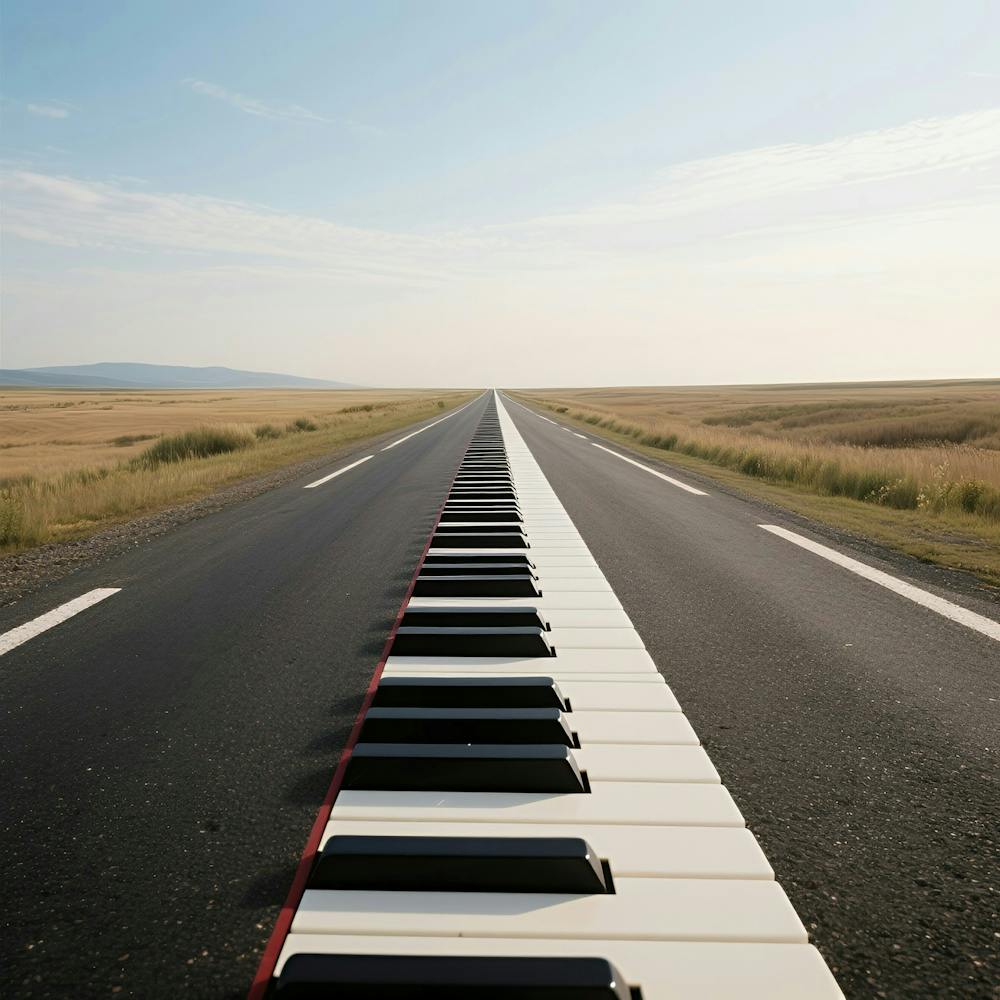 Piano Keys On The Road 2