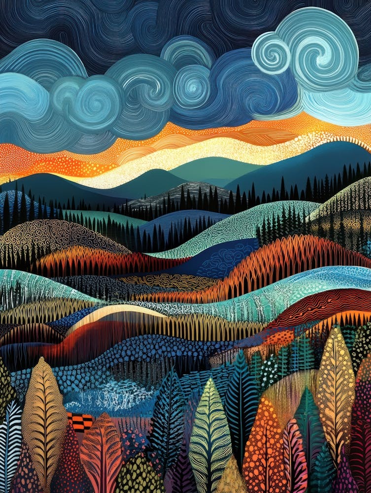 Sunset In The Mountains 9