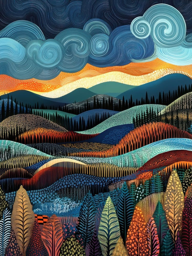 Sunset In The Mountains 9