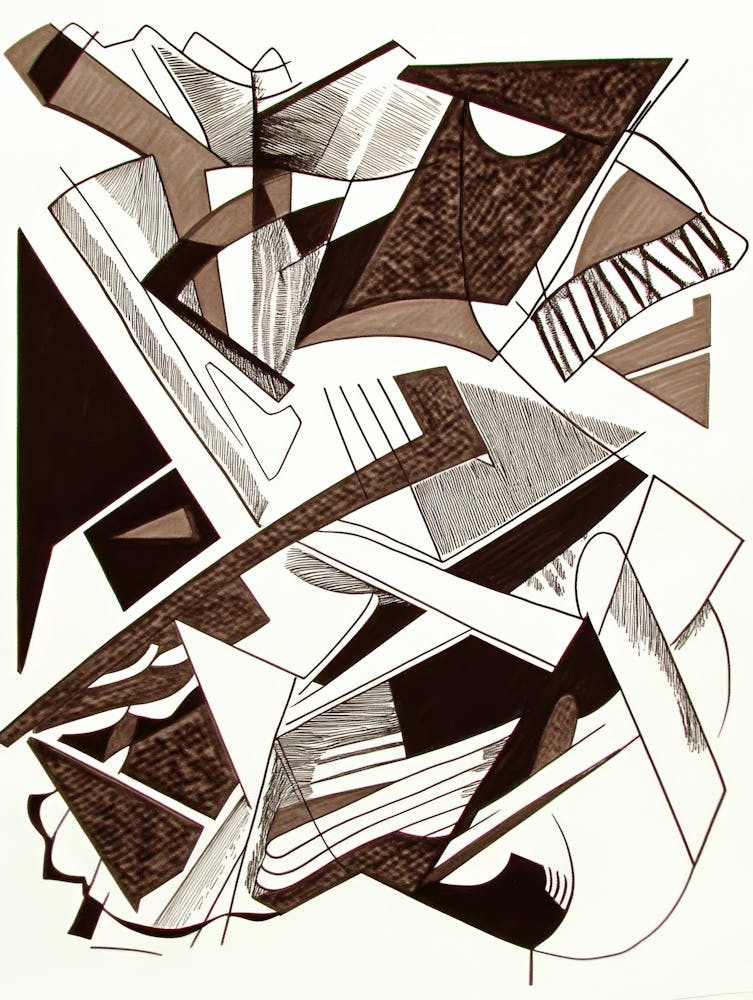 Abstract Drawing Art