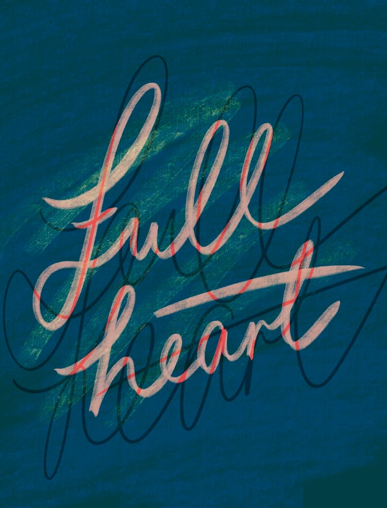 Full Heart - Navy Blue