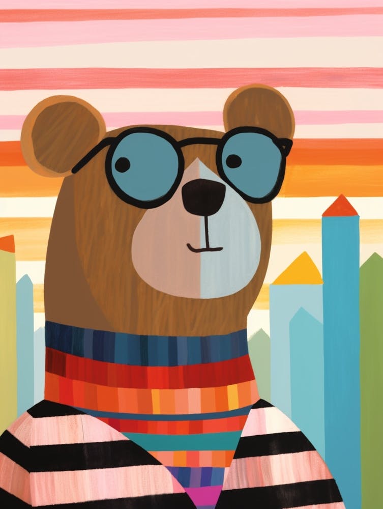 Little Bear 2 Wearing Sunglasses