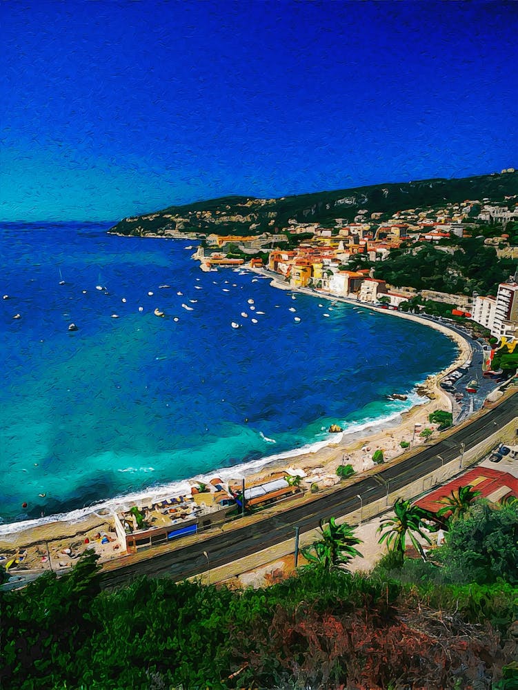 Villefranche Sur Mer et sa Baie sur la Côte d'Azur