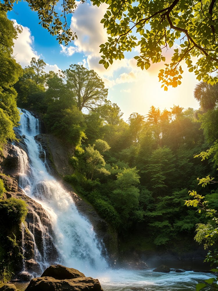 Waterfall In The Forest 13