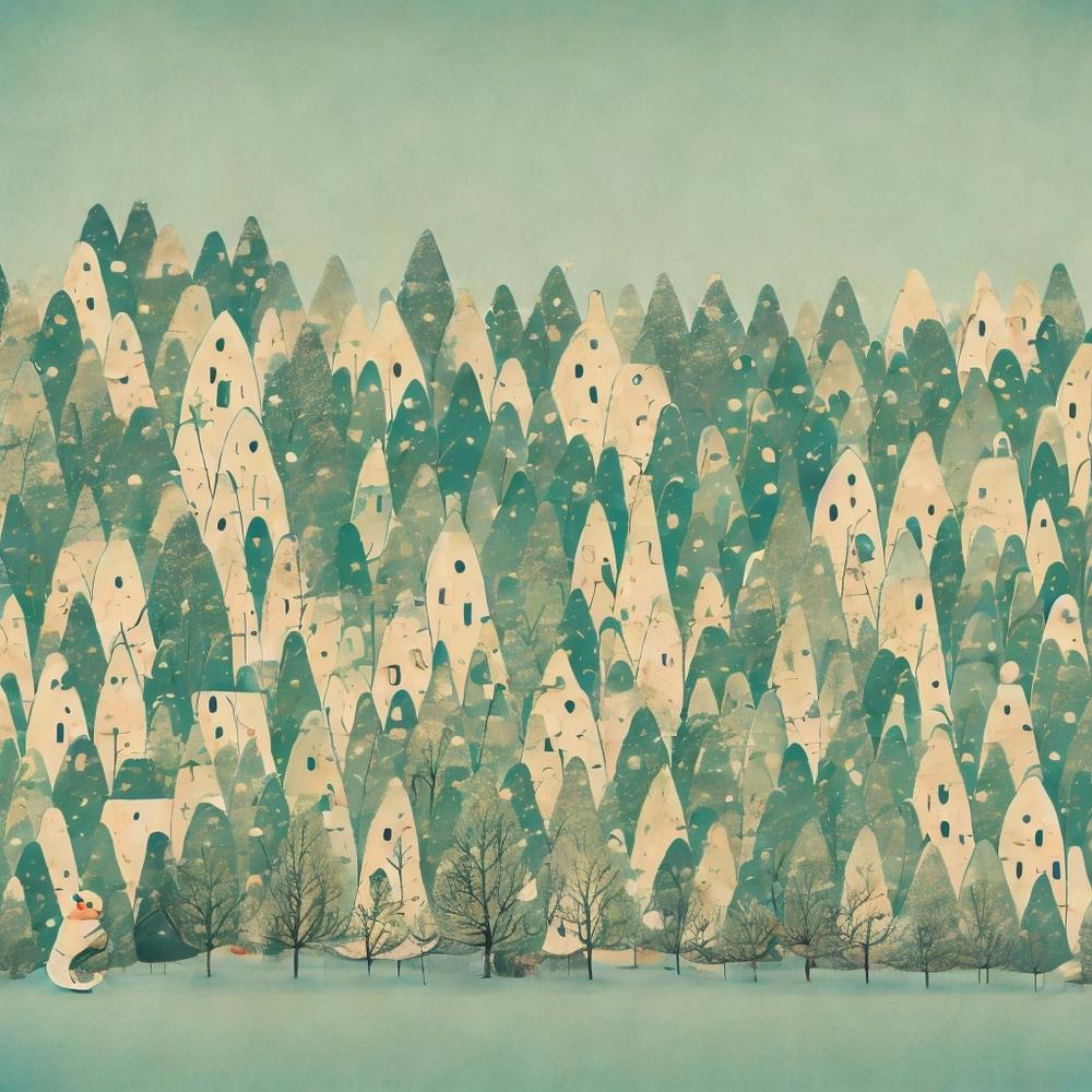 Green Christmas Pattern