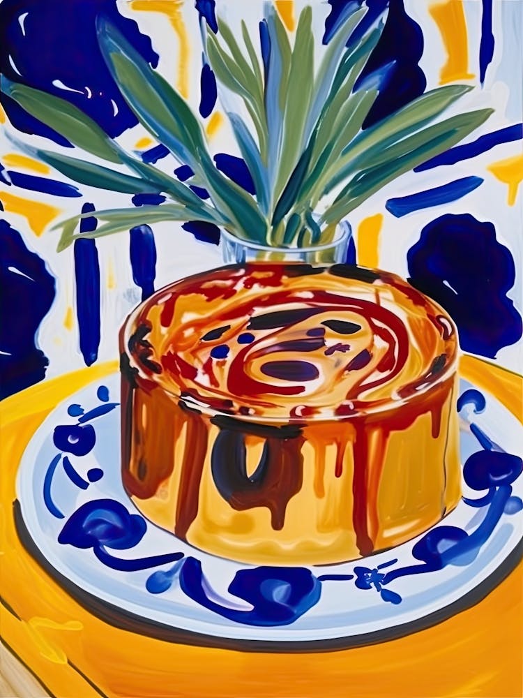Caramel Flan Painting 2
