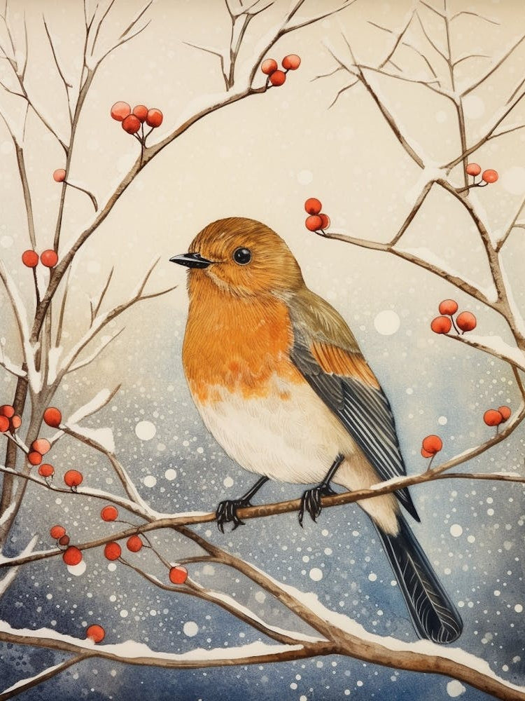 Bird Illustration Bluebird 2