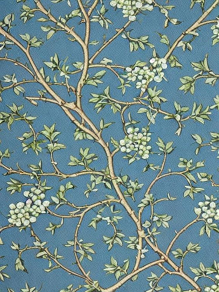 Hawthorn tree Vintage Botanical